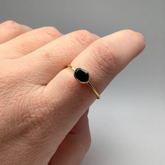 Black Onyx Ring-Rocks and Gems Canada