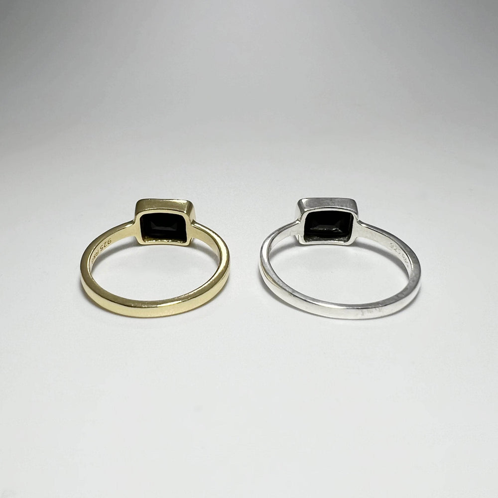 Black Onyx Ring-Rocks and Gems Canada