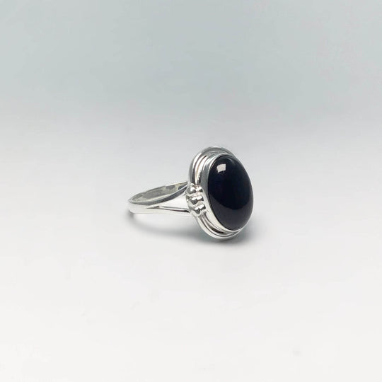 Black Onyx Ring-Rocks and Gems Canada