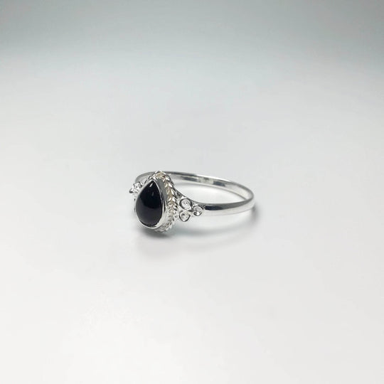 Black Onyx Ring-Rocks and Gems Canada