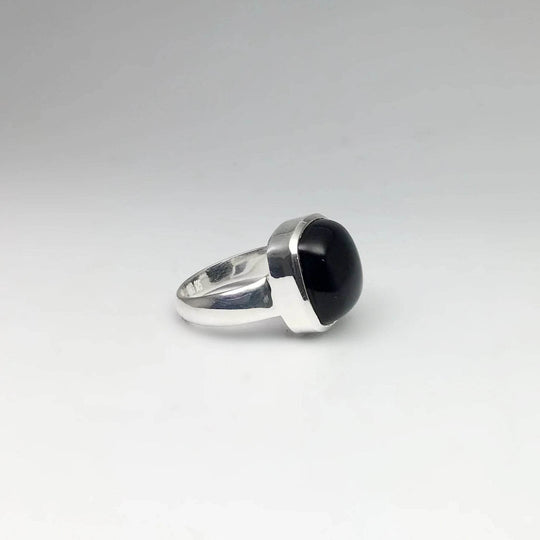 Black Onyx Ring-Rocks and Gems Canada