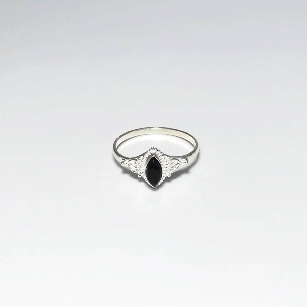 Black Onyx Ring-Rocks and Gems Canada