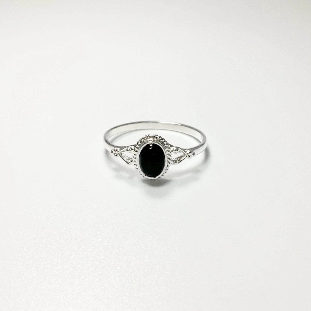 Black Onyx Ring-Rocks and Gems Canada