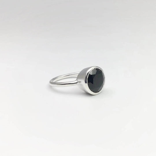Black Onyx Ring-Rocks and Gems Canada