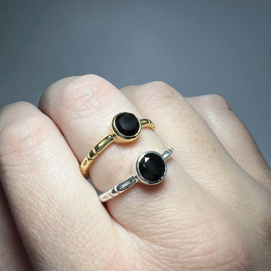 Black Onyx Ring-Rocks and Gems Canada