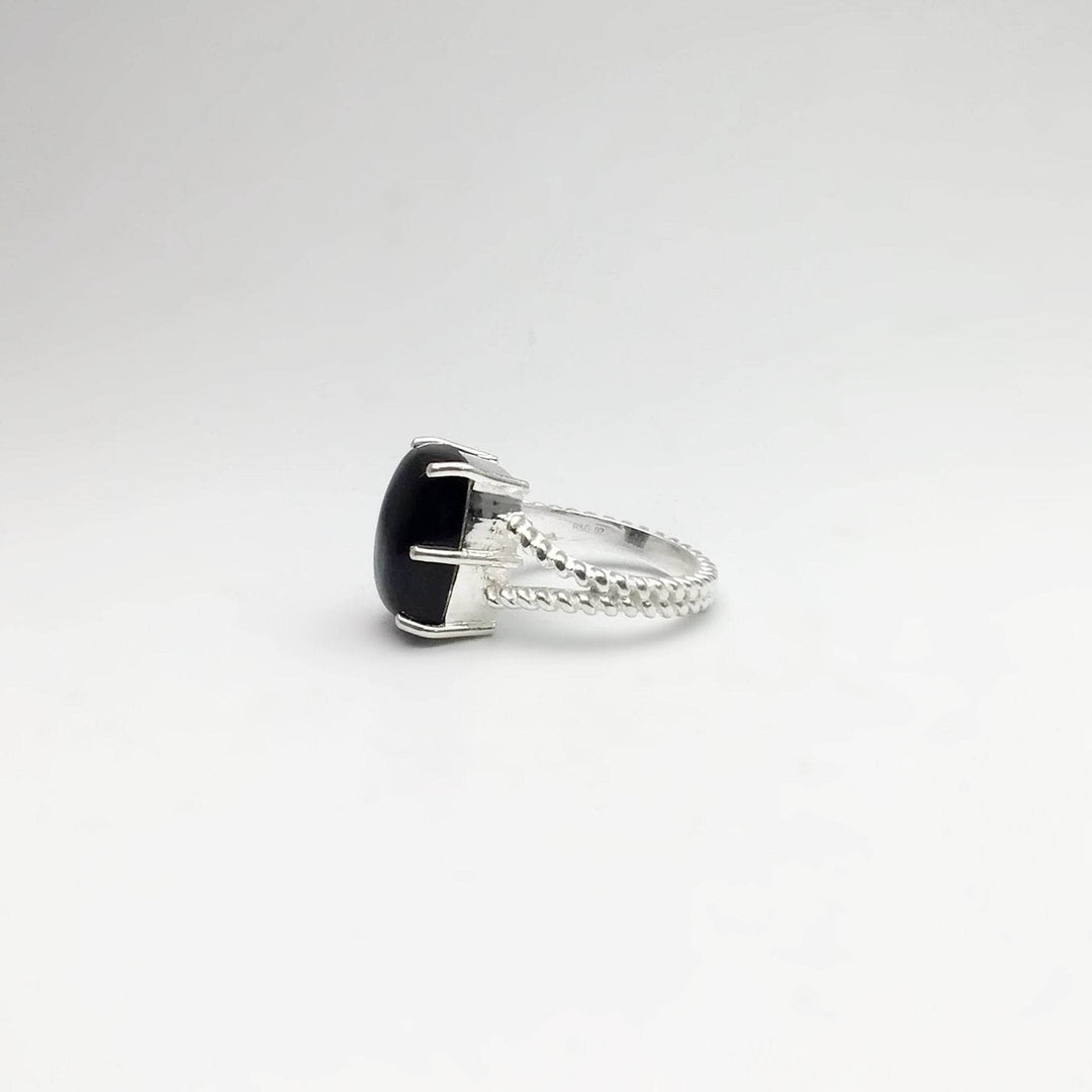 Black Onyx Ring-Rocks and Gems Canada