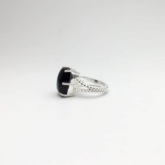 Black Onyx Ring-Rocks and Gems Canada