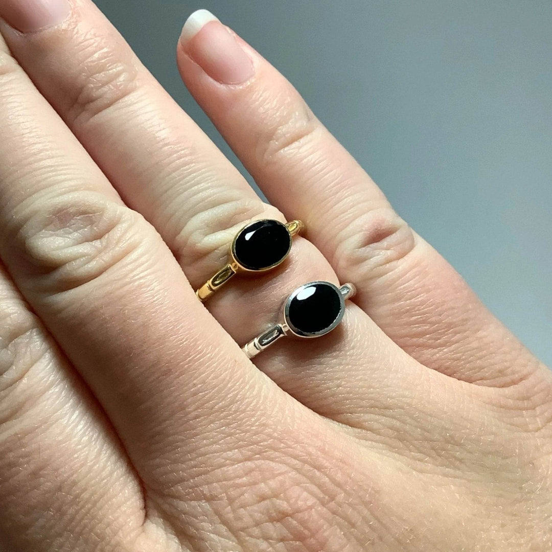 Black Onyx Ring-Rocks and Gems Canada