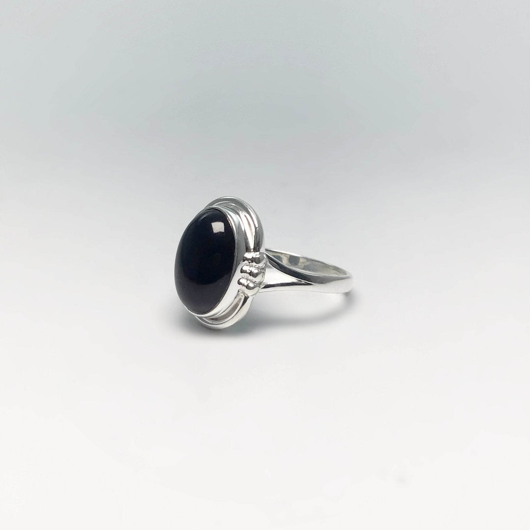 Black Onyx Ring-Rocks and Gems Canada