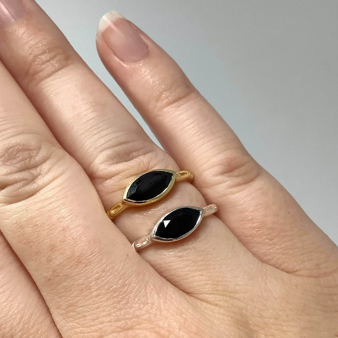 Black Onyx Ring-Rocks and Gems Canada