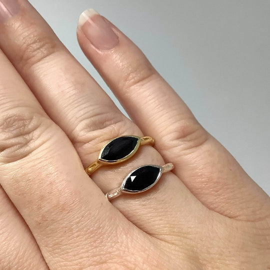 Black Onyx Ring-Rocks and Gems Canada