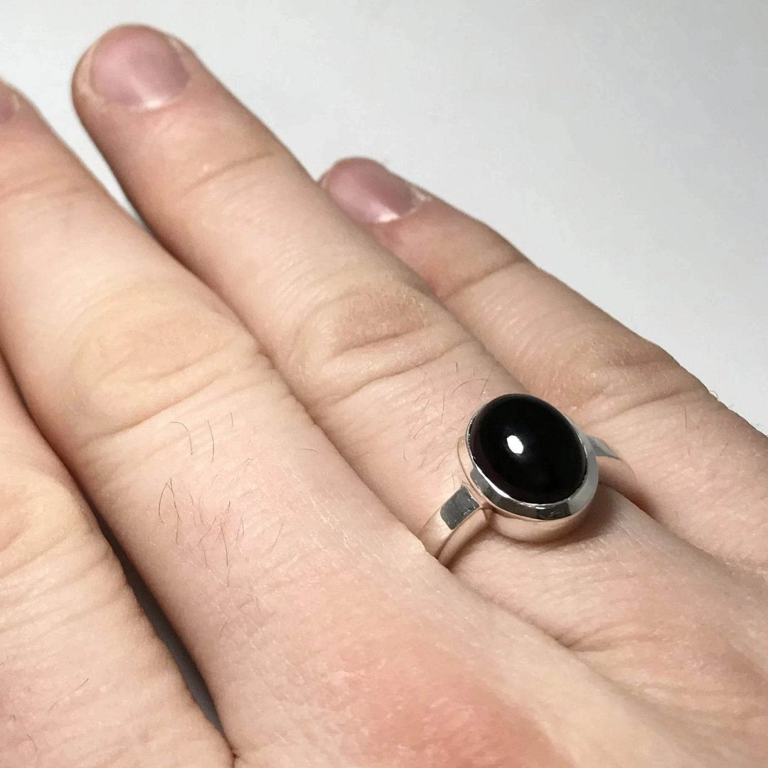 Black Onyx Ring-Rocks and Gems Canada