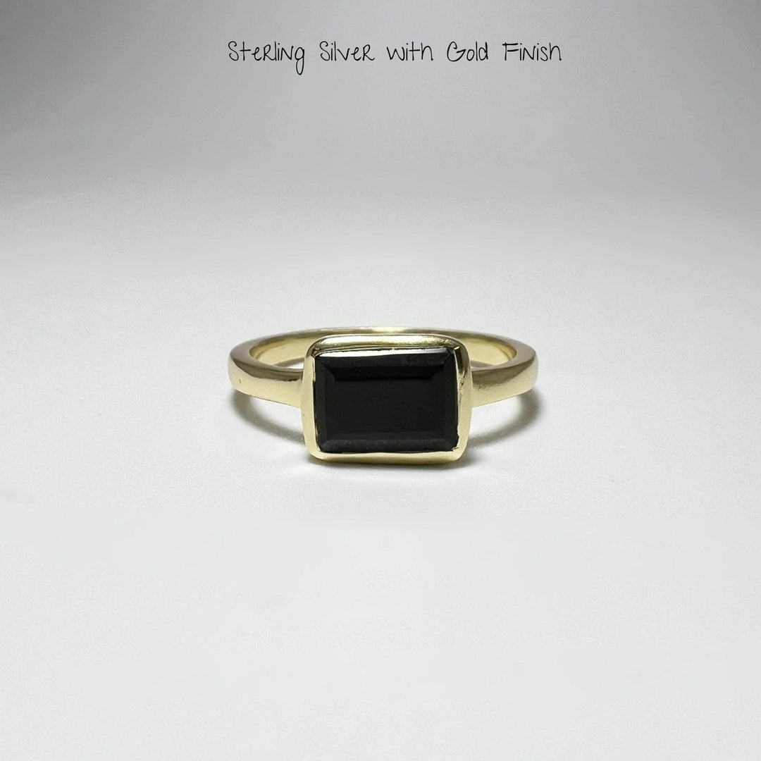 Black Onyx Ring-Rocks and Gems Canada