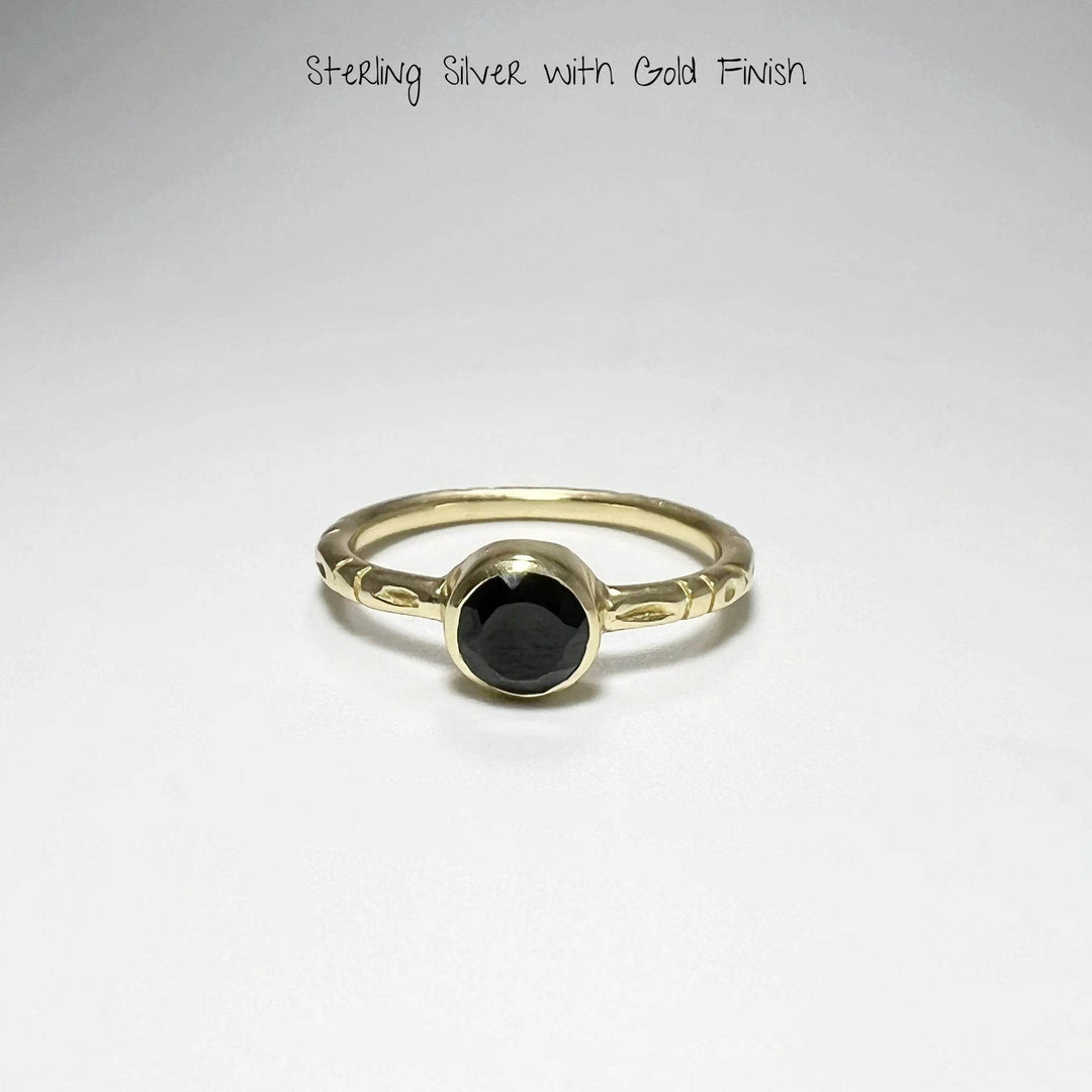 Black Onyx Ring-Rocks and Gems Canada