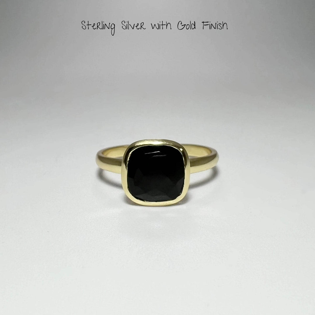 Black Onyx Ring-Rocks and Gems Canada