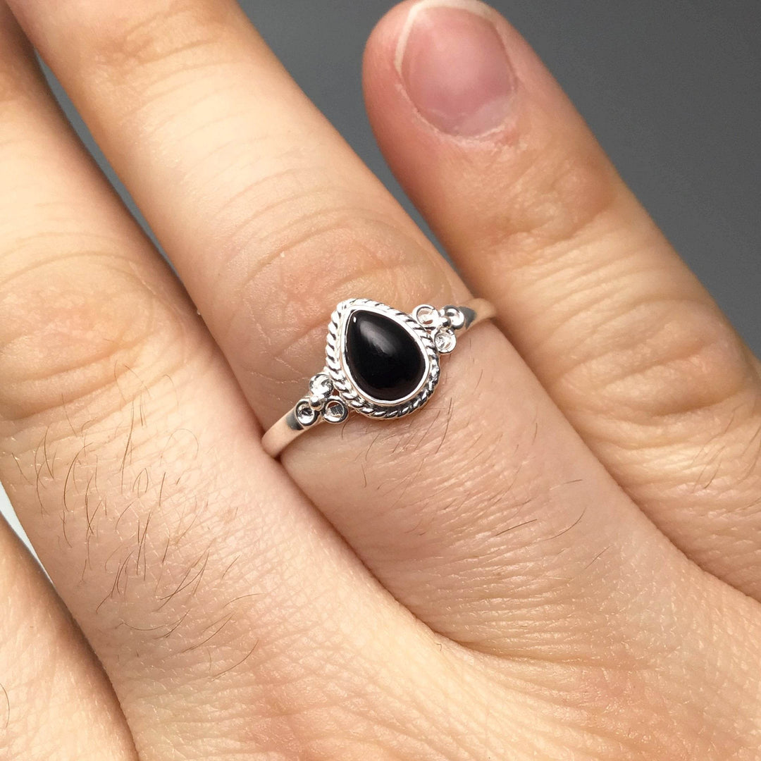 Black Onyx Ring-Rocks and Gems Canada