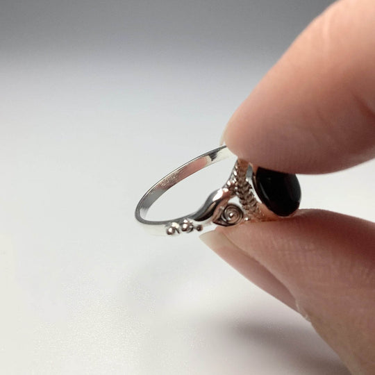 Black Onyx Ring-Rocks and Gems Canada