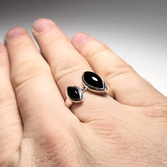 Black Onyx Ring-Rocks and Gems Canada