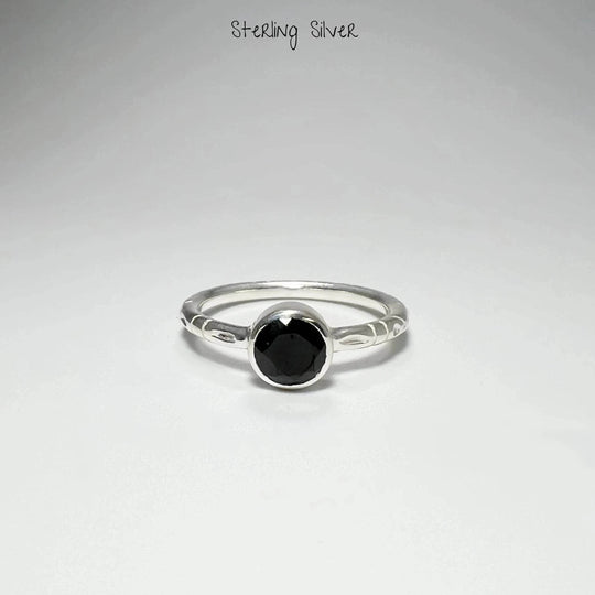 Black Onyx Ring-Rocks and Gems Canada