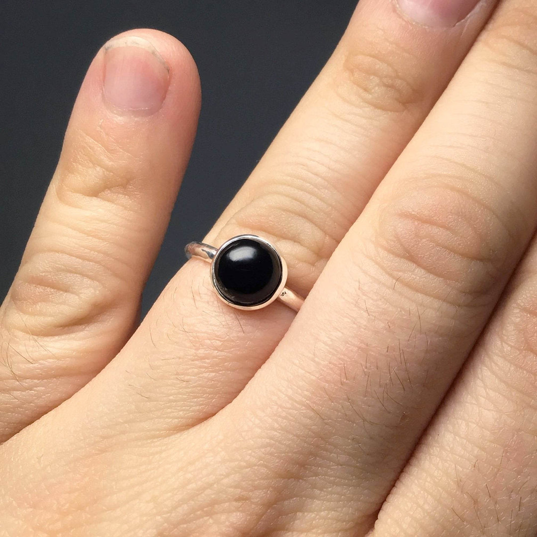 Black Onyx Ring-Rocks and Gems Canada