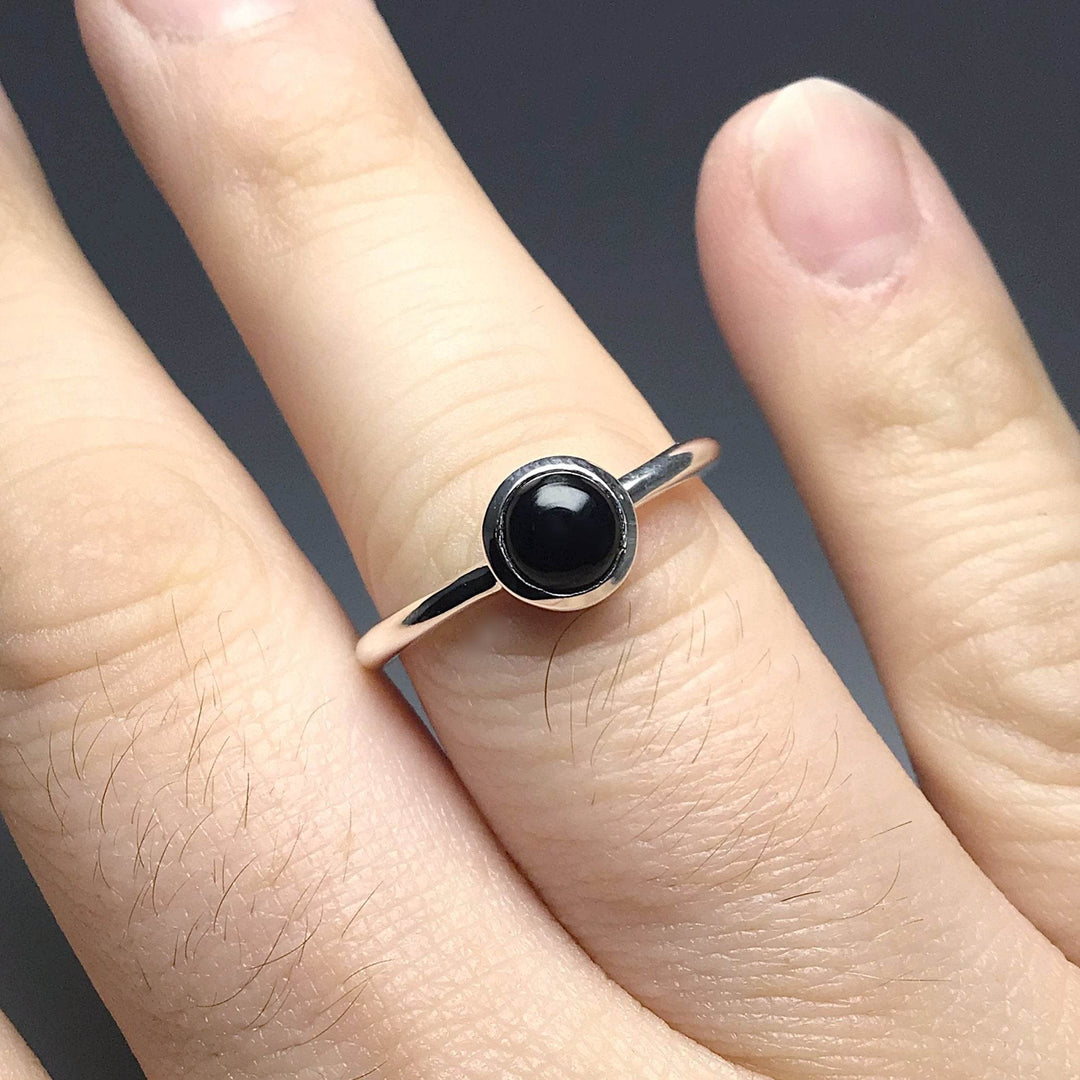 Black Onyx Ring-Rocks and Gems Canada
