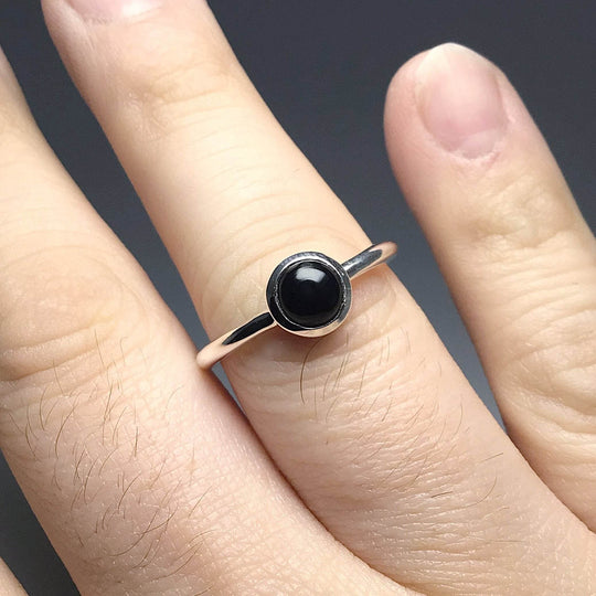 Black Onyx Ring-Rocks and Gems Canada