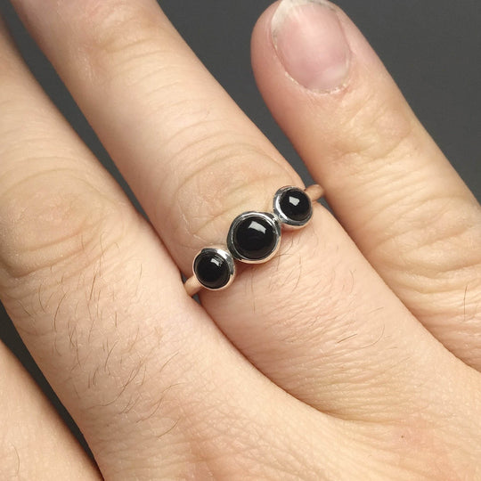Black Onyx Ring-Rocks and Gems Canada