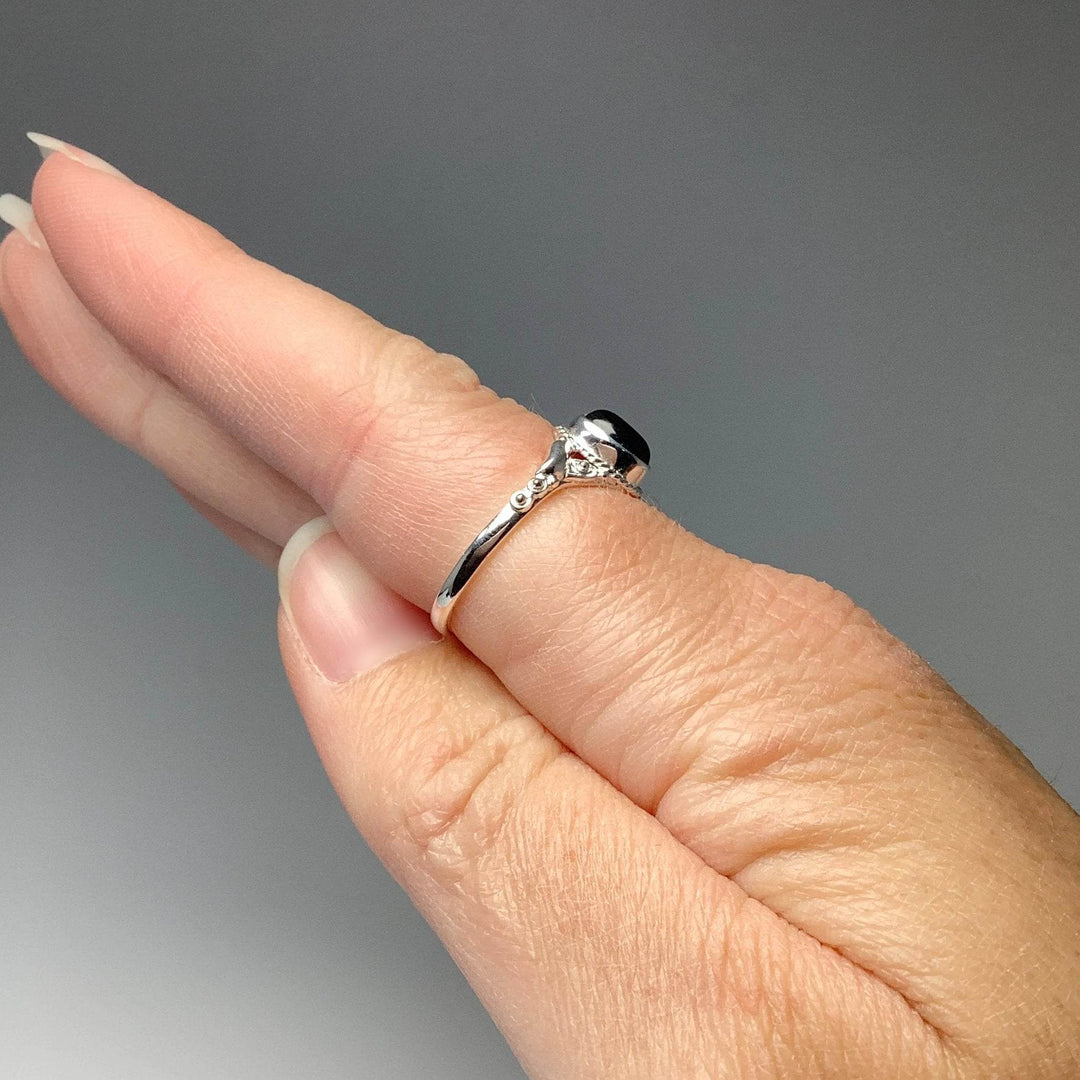 Black Onyx Ring-Rocks and Gems Canada