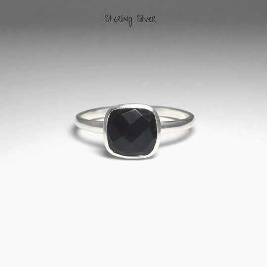 Black Onyx Ring-Rocks and Gems Canada