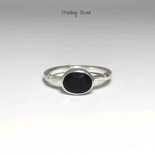 Black Onyx Ring-Rocks and Gems Canada