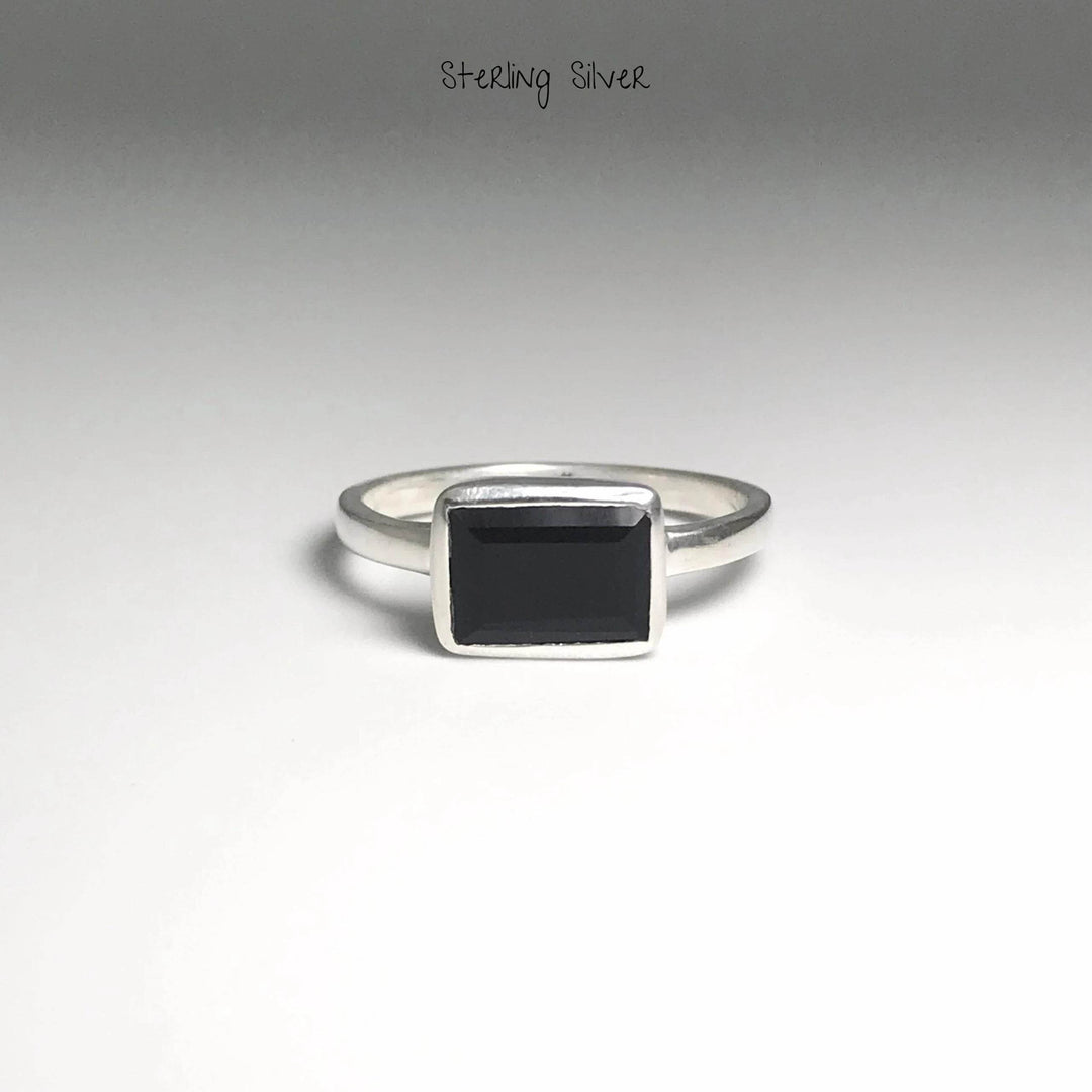 Black Onyx Ring-Rocks and Gems Canada