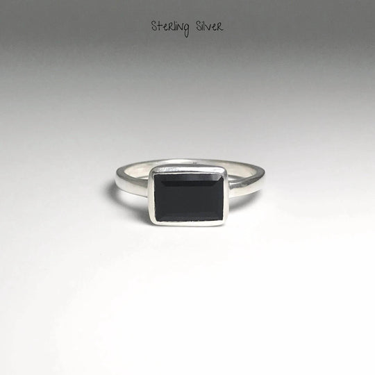 Black Onyx Ring-Rocks and Gems Canada
