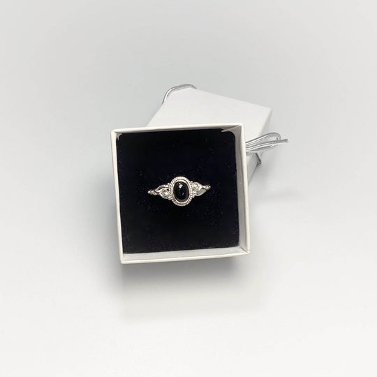 Black Onyx Ring-Rocks and Gems Canada