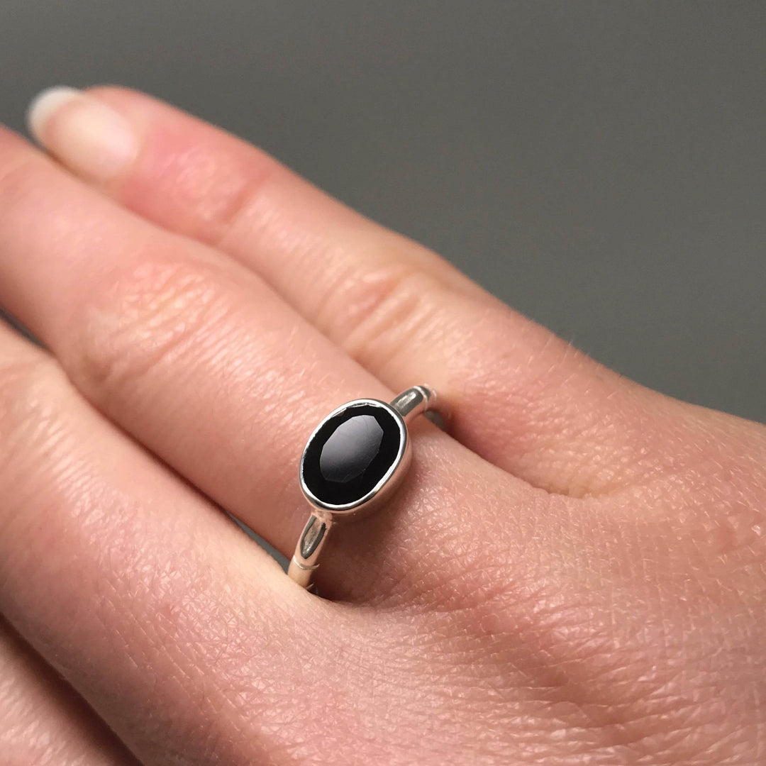 Black Onyx Ring-Rocks and Gems Canada