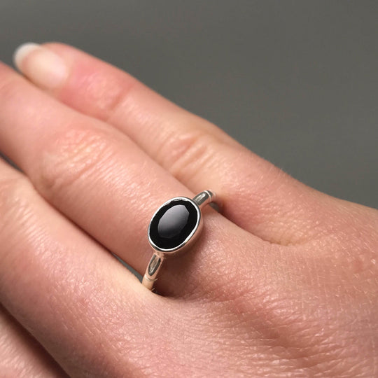 Black Onyx Ring-Rocks and Gems Canada