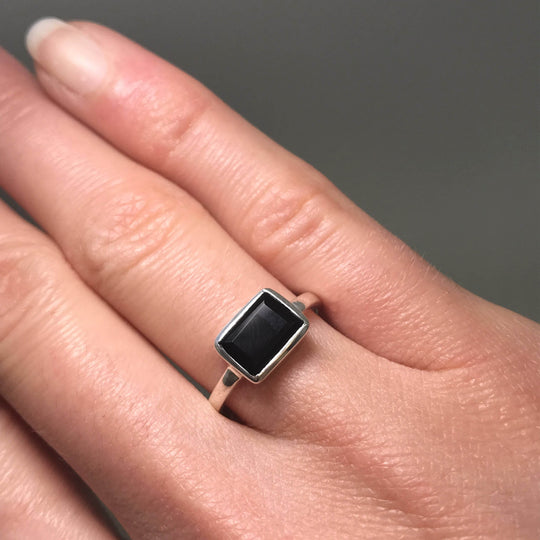 Black Onyx Ring-Rocks and Gems Canada