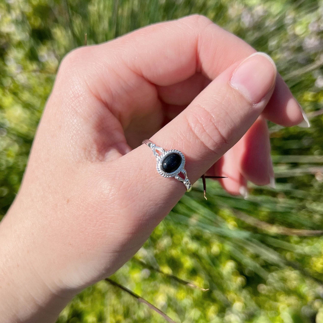 Black Onyx Ring-Rocks and Gems Canada