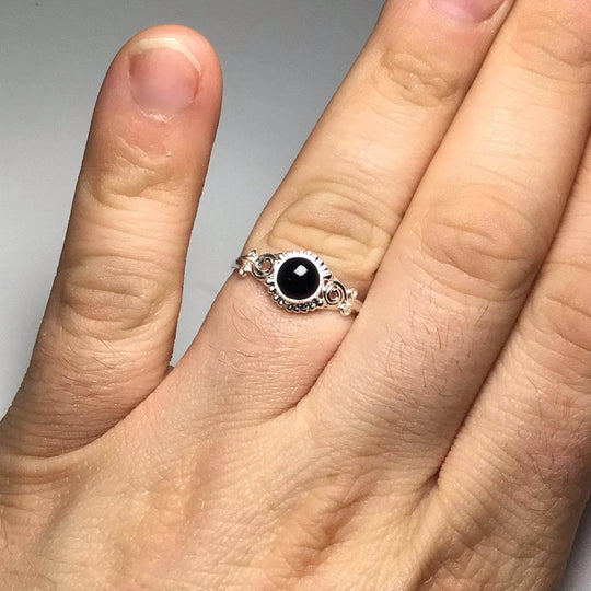 Black Onyx Ring-Rocks and Gems Canada