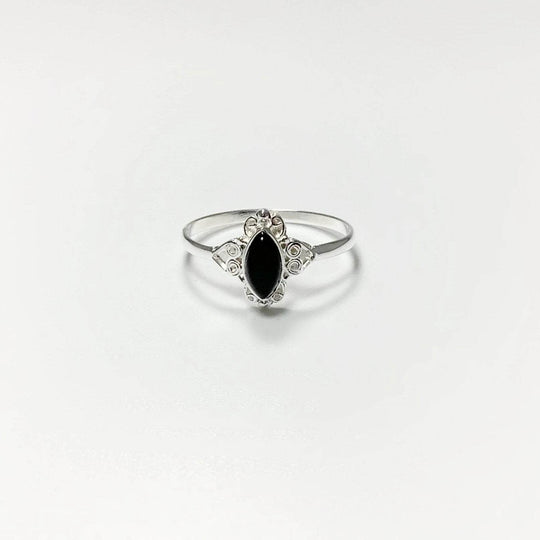 Black Onyx Ring-Rocks and Gems Canada