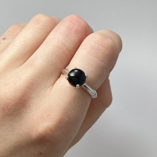 Black Onyx Ring-Rocks and Gems Canada