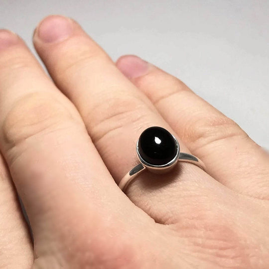 Black Onyx Ring-Rocks and Gems Canada