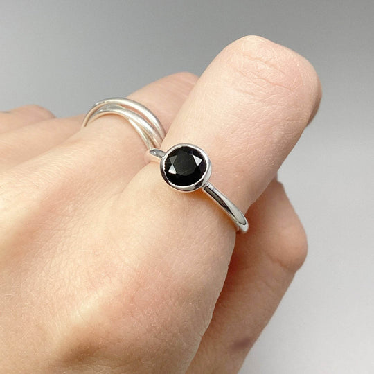 Black Onyx Ring-Rocks and Gems Canada