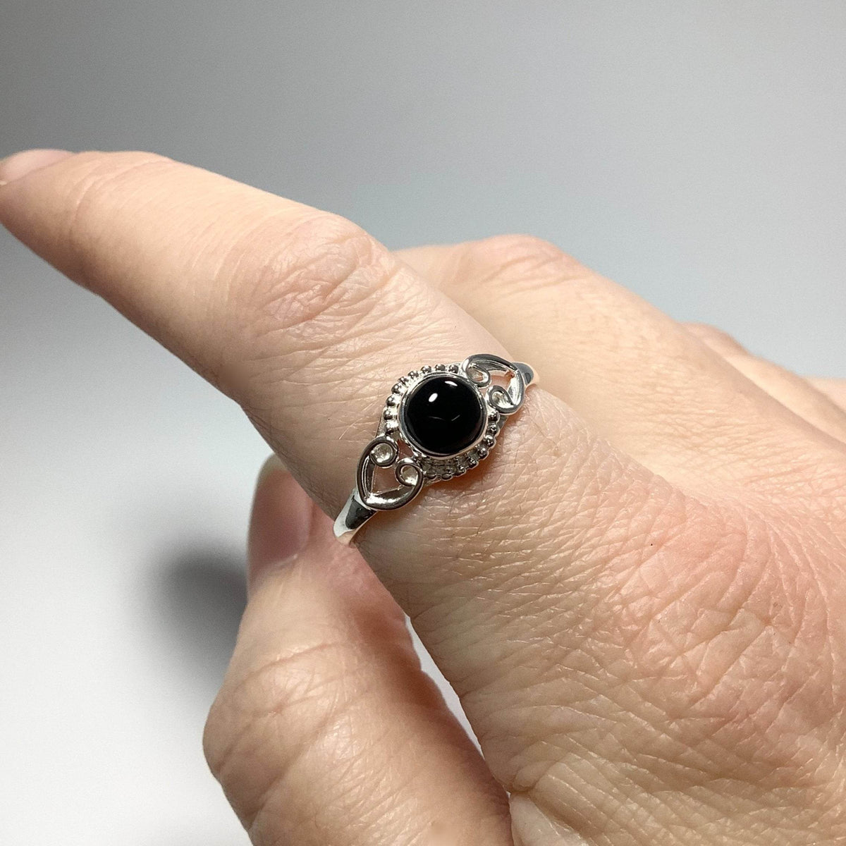 Black Onyx Ring-Rocks and Gems Canada