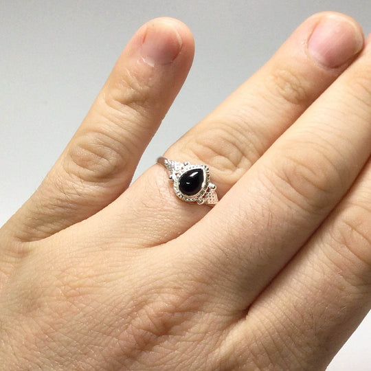 Black Onyx Ring-Rocks and Gems Canada