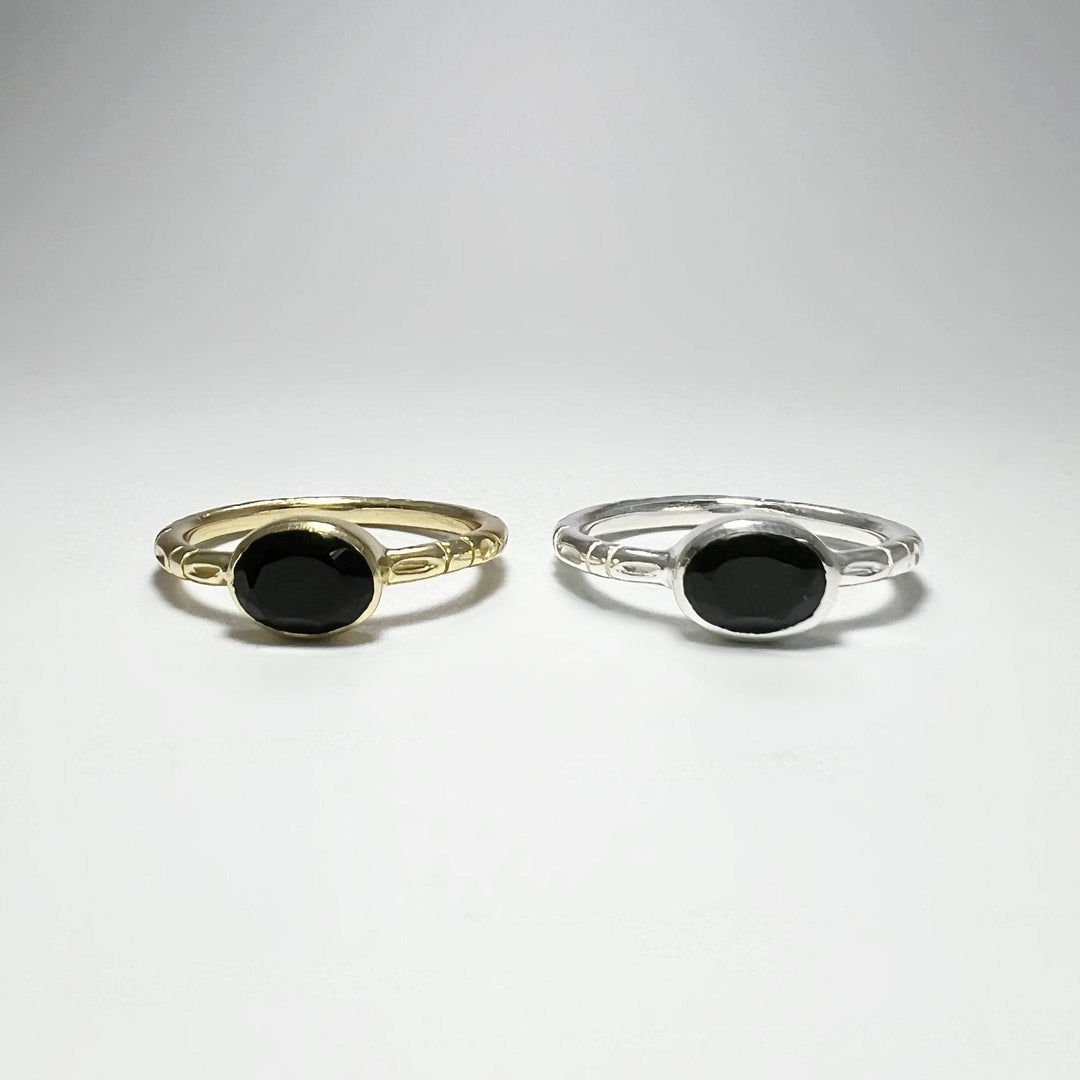 Black Onyx Ring-Rocks and Gems Canada