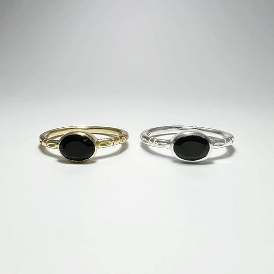 Black Onyx Ring-Rocks and Gems Canada