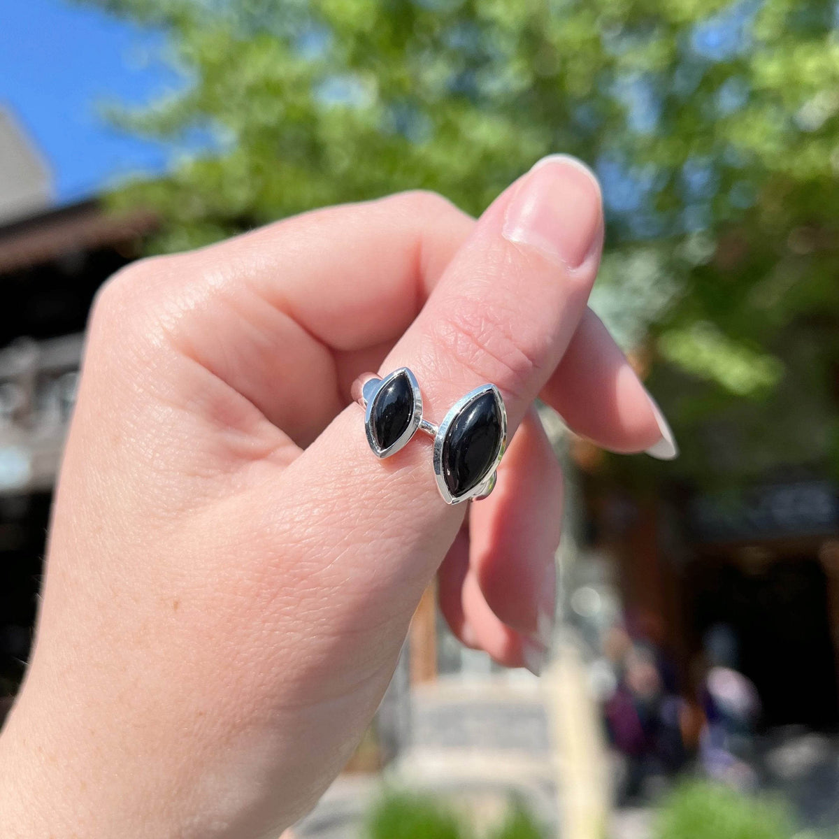 Black Onyx Ring-Rocks and Gems Canada
