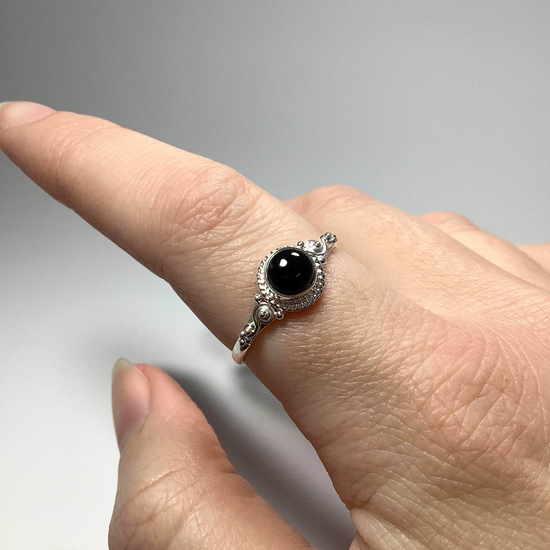 Black Onyx Ring-Rocks and Gems Canada