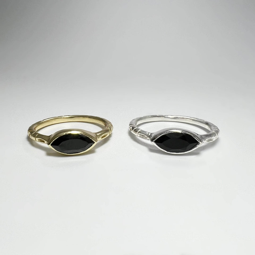 Black Onyx Ring-Rocks and Gems Canada