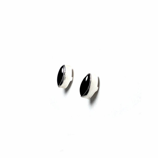 Black Onyx Stud Earrings-Rocks and Gems Canada
